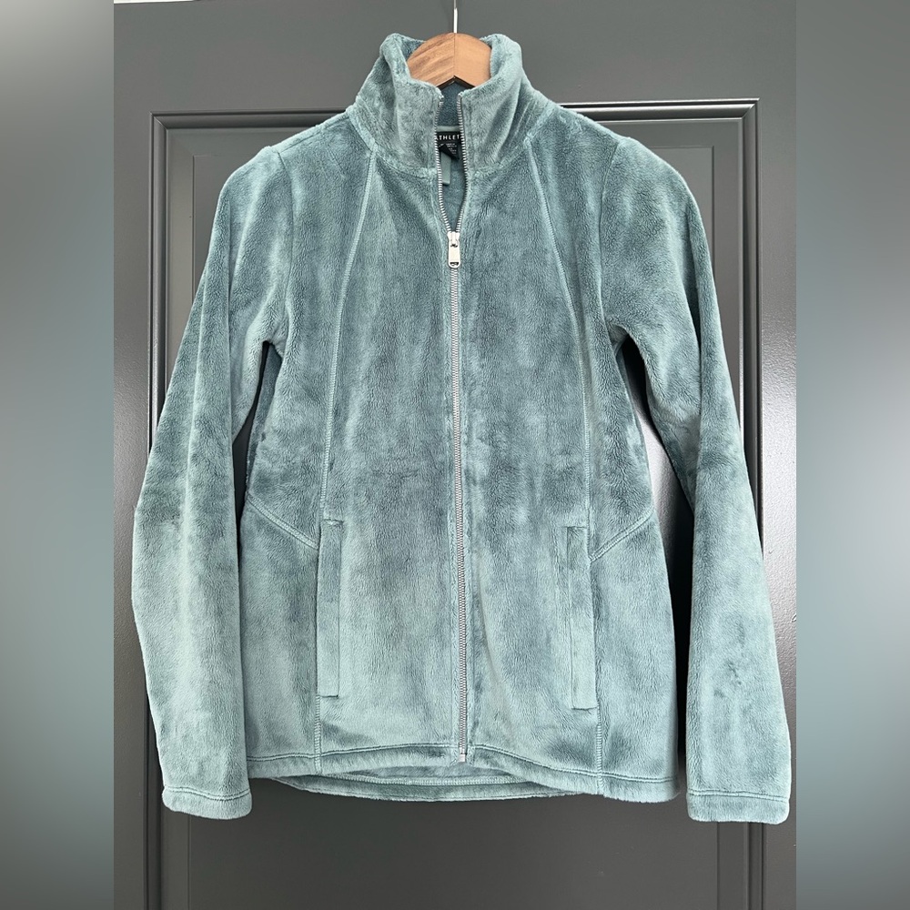 Athleta Stretch Fleece Full-Zip Like New!